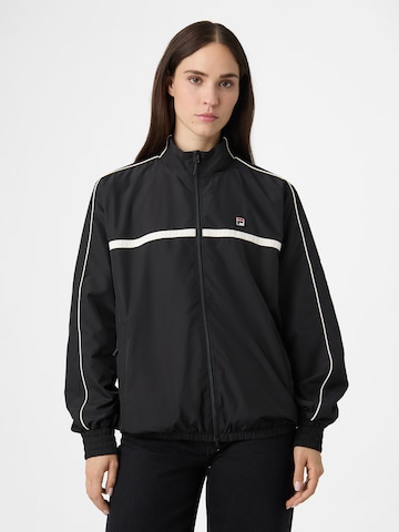 Veste de survêtement 'San Siro' FILA en noir : devant