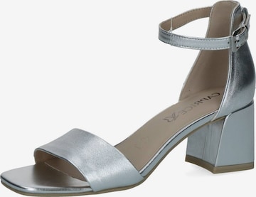 CAPRICE Sandals in Silver: front