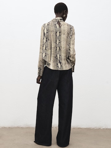 MANGO Blouse 'MILA' in Brown