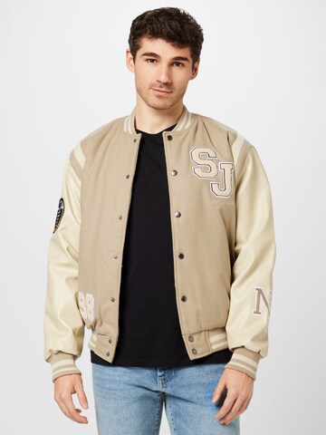 Sean John Between-Season Jacket in Beige: front