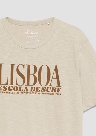 T-Shirt s.Oliver en beige
