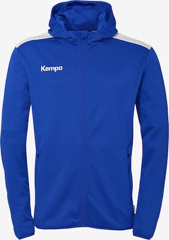 KEMPA Sportovní mikina 'Emotion 27' – modrá: přední strana