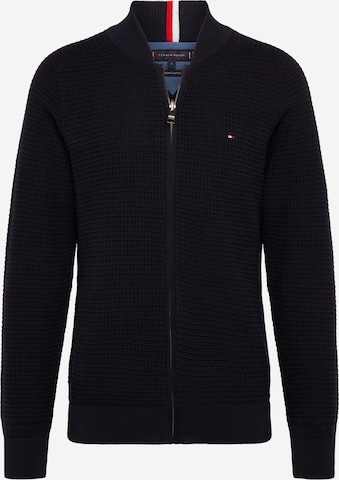 Vestes en maille TOMMY HILFIGER en bleu : devant