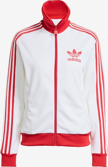 Džemperis 'Beckenbauer' iš ADIDAS ORIGINALS, spalva – raudona / balta, Prekių apžvalga