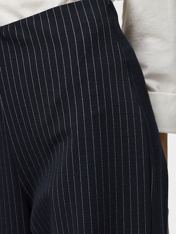 PIECES Wide leg Trousers 'PCBia' in Blue