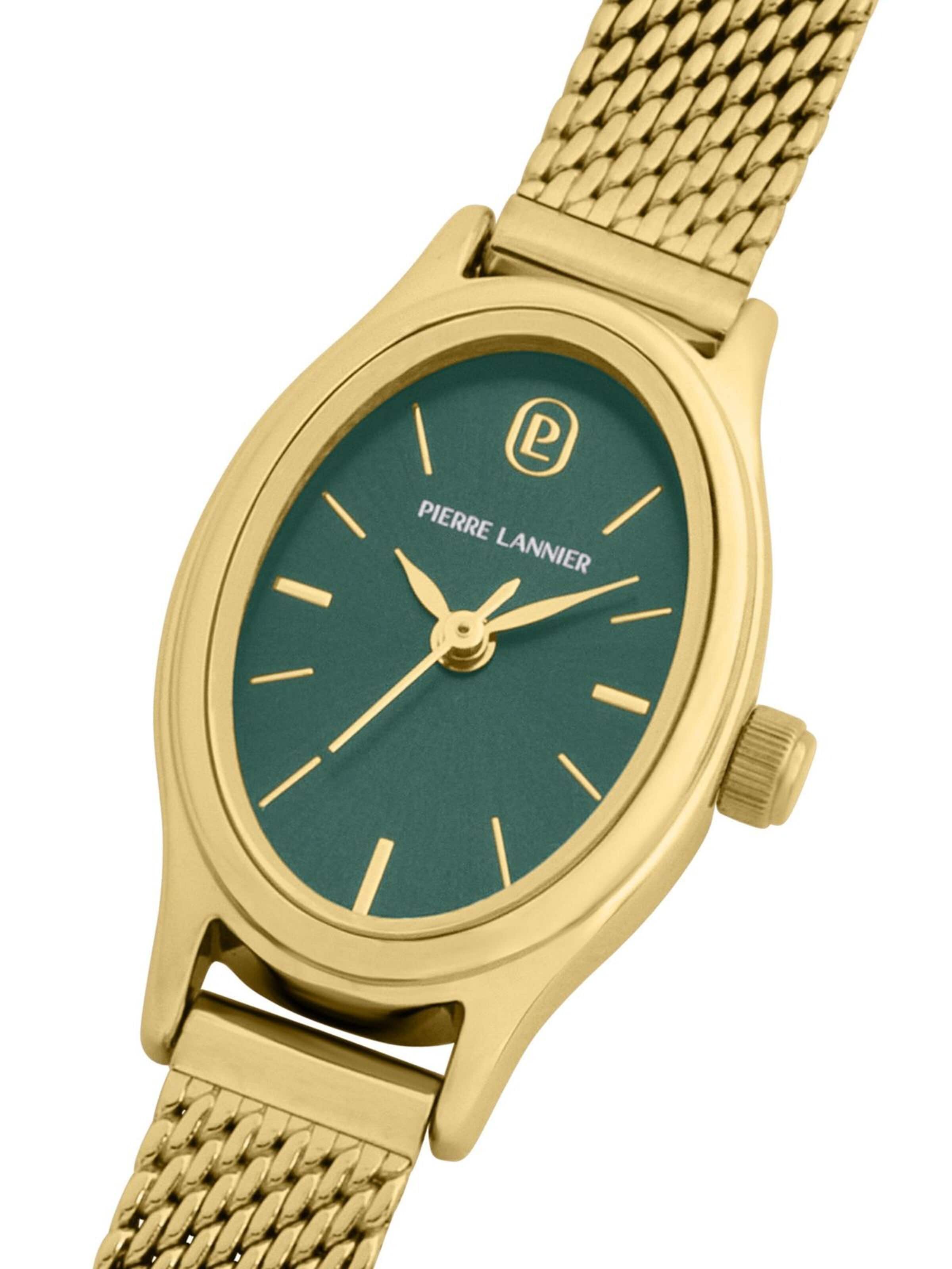 Pierre Lannier Analoguhr 'Watch Ovalia'‌ in Grün