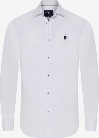 DENIM CULTURE Button Up Shirt 'Bobbie' in White: front