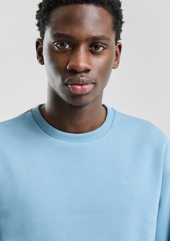 Bluză de molton de la QS pe albastru