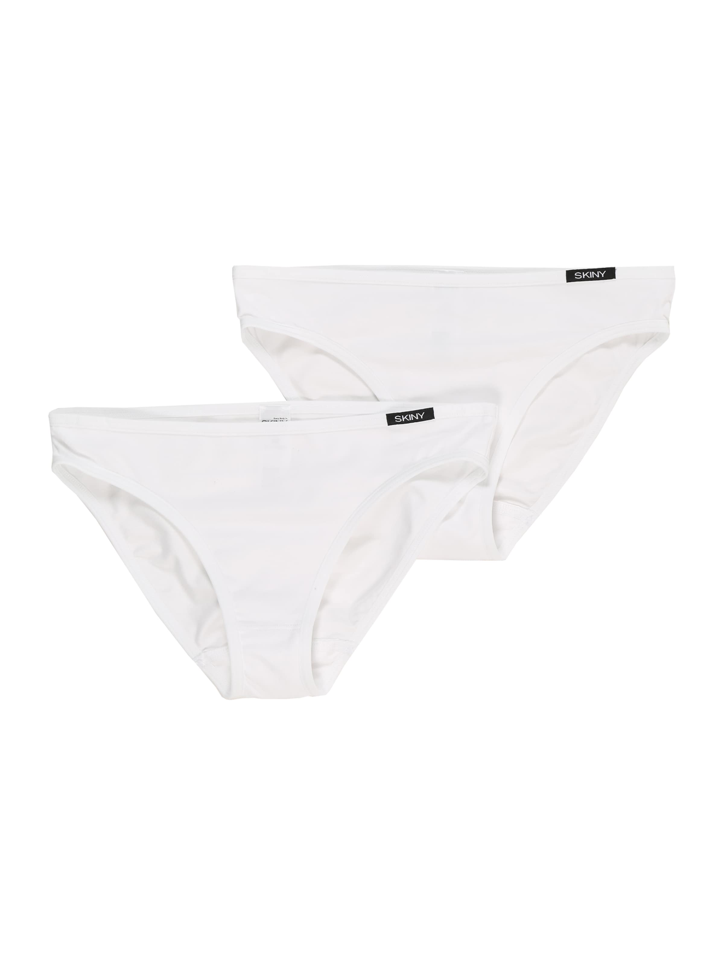 Pantaloncini intimi 'Essentials' di Skiny in bianco: frontale