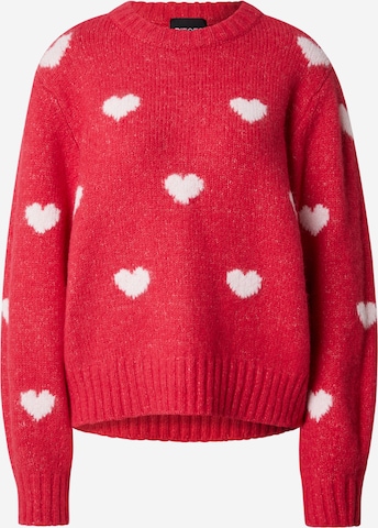 PIECES Sweater 'RINA' in Pink: front