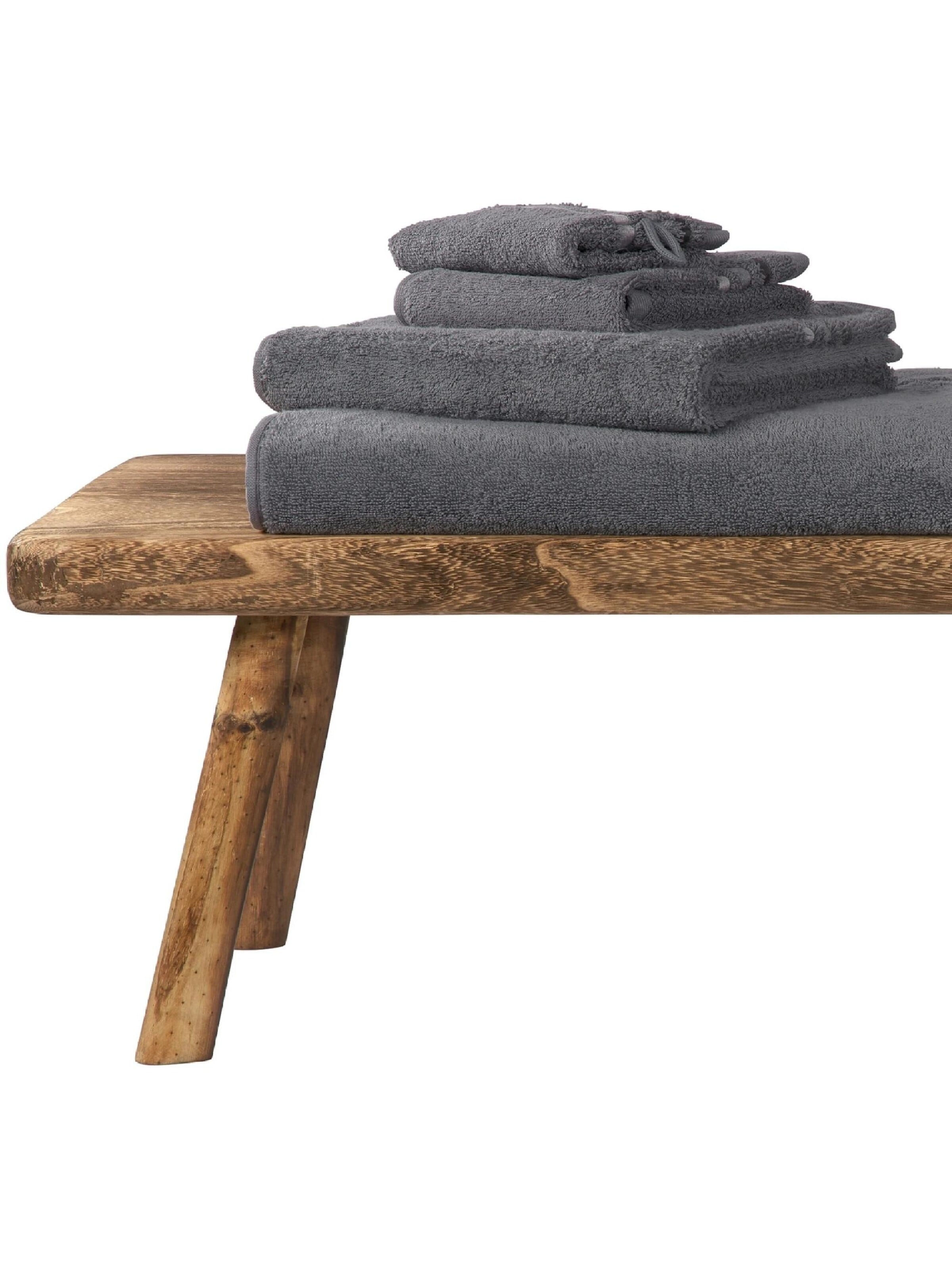 SCHIESSER Handtuch 'Skyline Color' in Grau