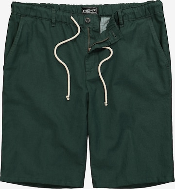 Men Plus Chino in Groen: voorkant