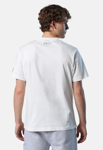 North Sails T-shirt 'kite' in Weiß