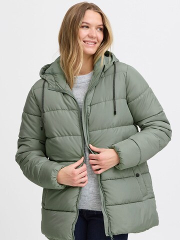 Fransa Winter jacket 'Mabelle' in Green: front