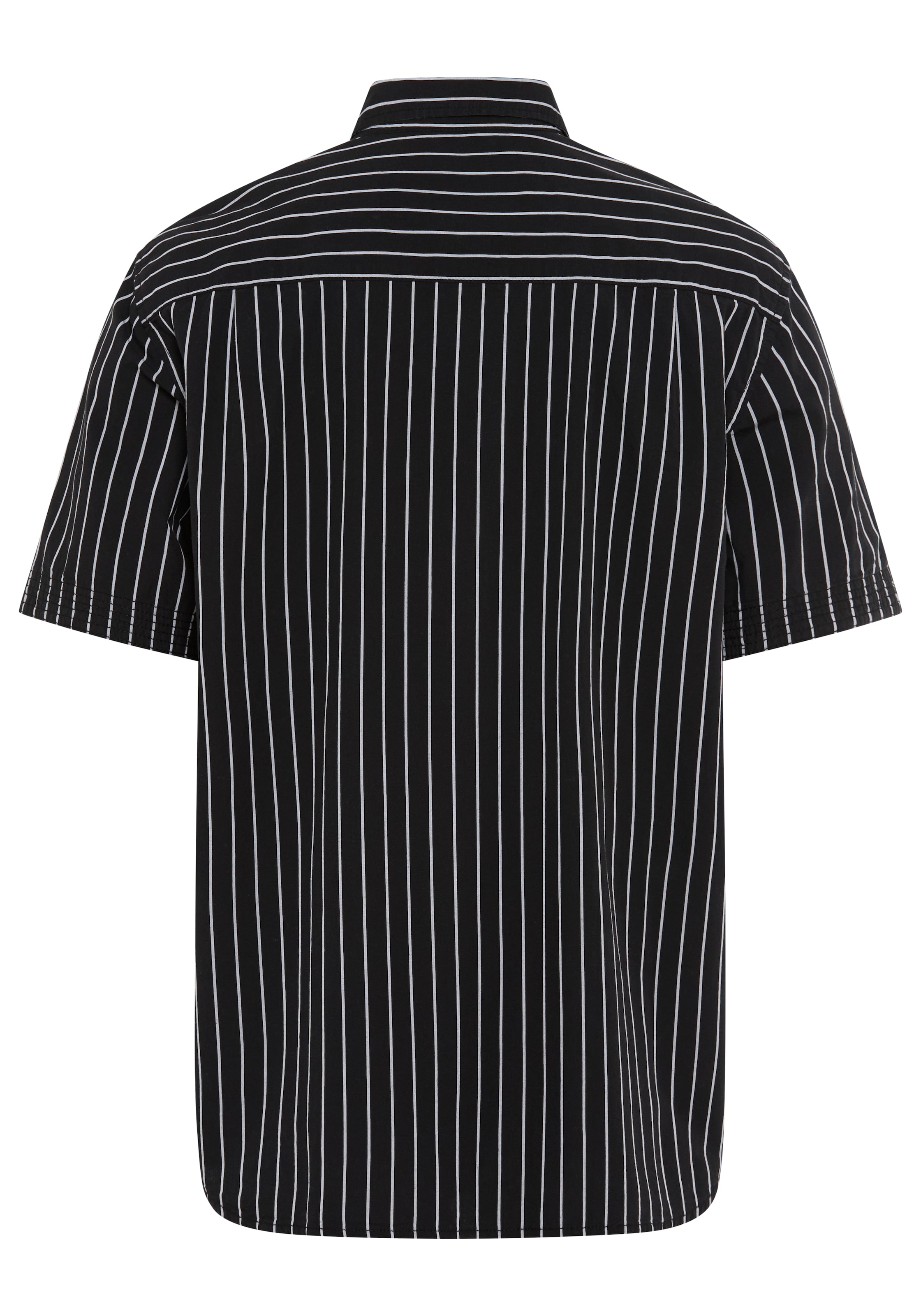 Man's World Comfort Fit Hemd in Schwarz