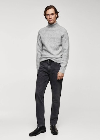 MANGO MAN Pullover 'Marias' in Grau