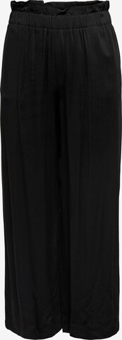 Wide leg Pantaloni 'Caly' de la ONLY pe negru