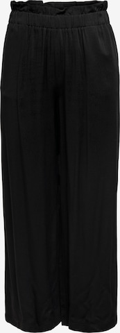 ONLY Wide leg Broek 'Caly' in Zwart