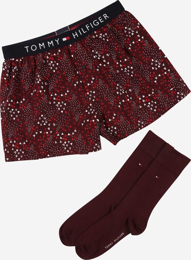 Boxer trumpikės iš Tommy Hilfiger Underwear , spalva - raudona / vyšninė spalva / balta, Prekių apžvalga