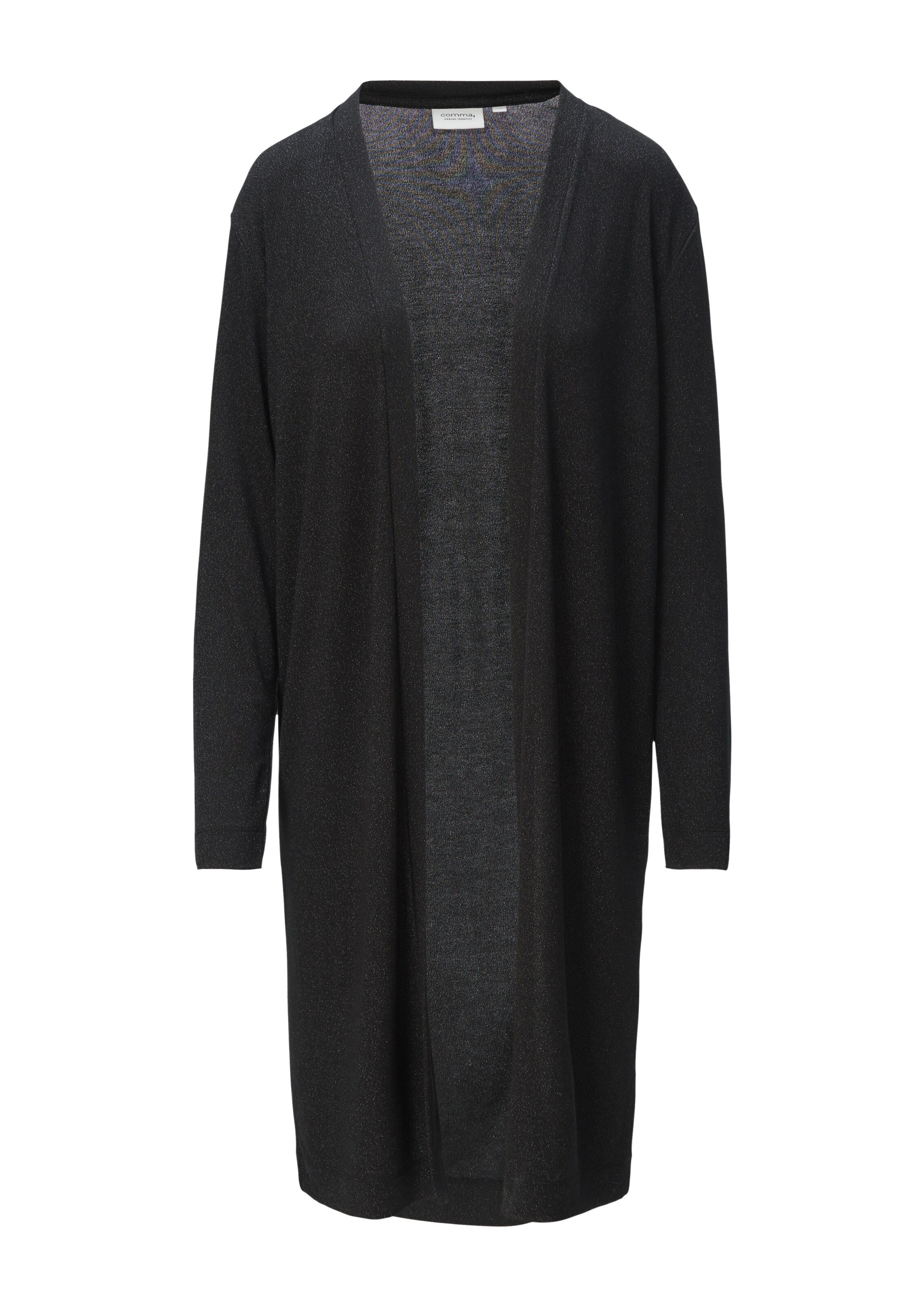 comma casual identity Strickjacke in Schwarz: Vorderseite