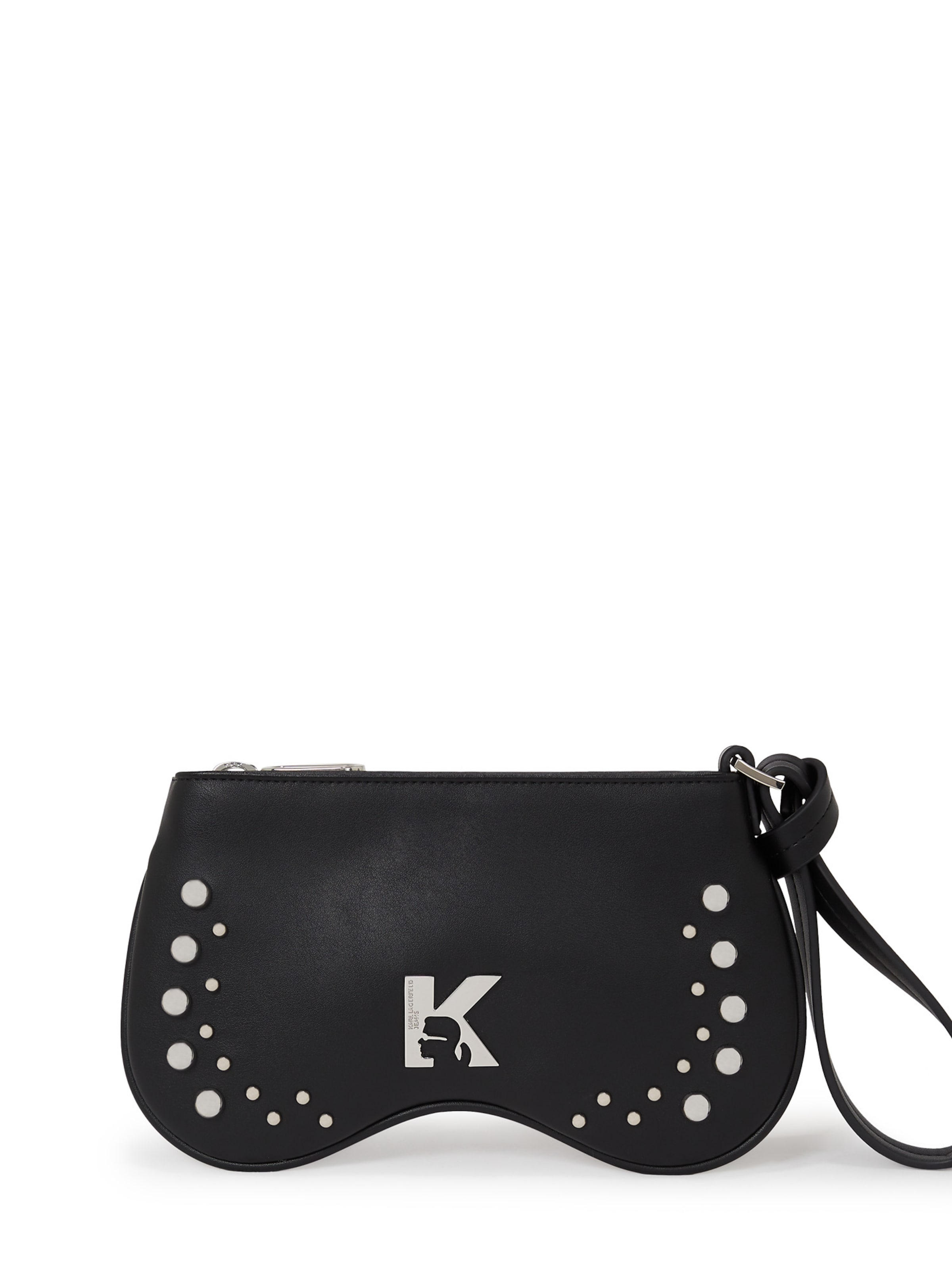 KARL LAGERFELD JEANS Clutch in Zwart: voorkant