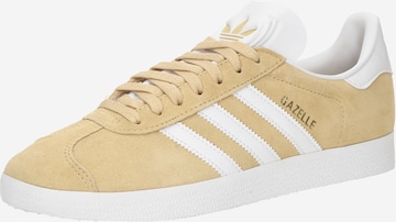 ADIDAS ORIGINALS Ниски маратонки 'Gazelle' в жълто: отпред