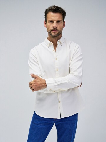 Salsa Jeans Regular fit Button Up Shirt in White: front