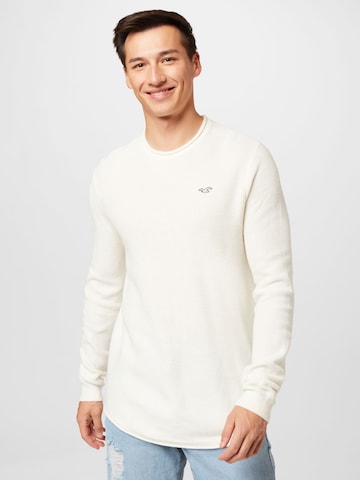 HOLLISTER Pullover in Beige: predná strana