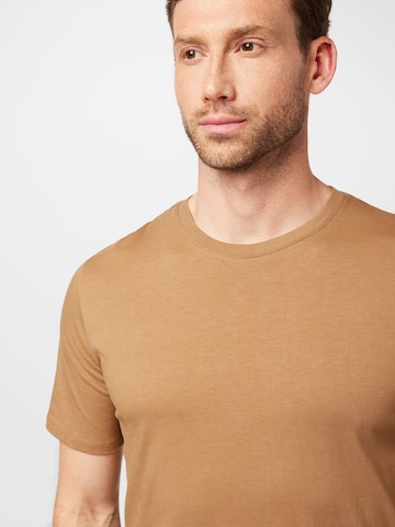 Coupe slim T-Shirt JACK & JONES en marron
