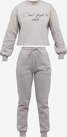 Tom Barron Sports Suit in Grey: front