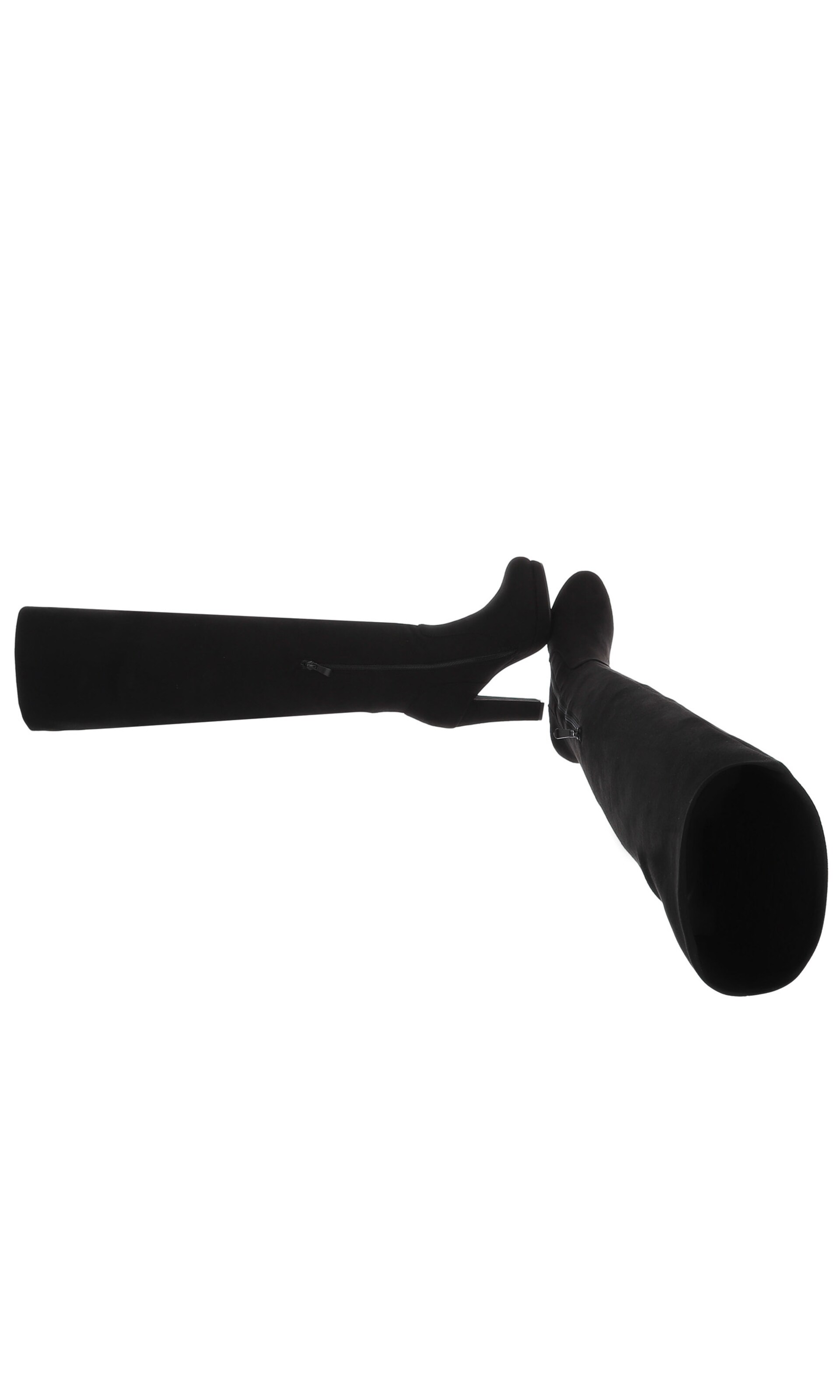 Ital-Design Overknees in Schwarz