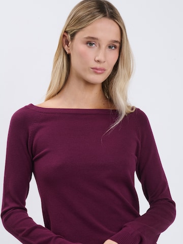 Influencer Pullover in Lila