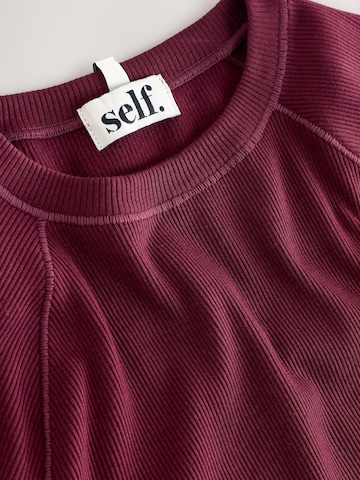 T-shirt self. en rouge