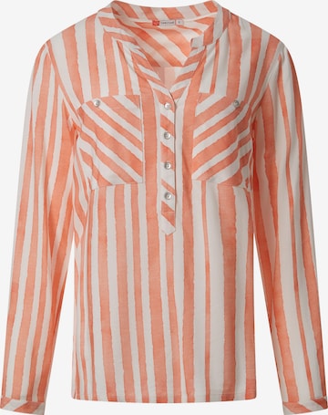 TIMEZONE Blouse 'Henley' in Beige: front