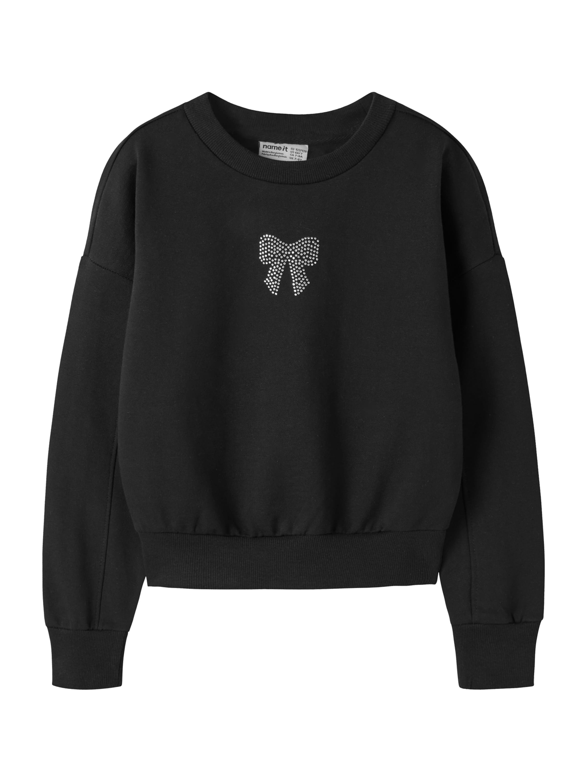 NAME IT Collegepaita 'NKFSHANDIE' värissä musta: etupuoli