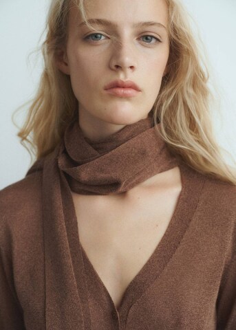 MANGO Strickjacke 'Lorea' in Braun