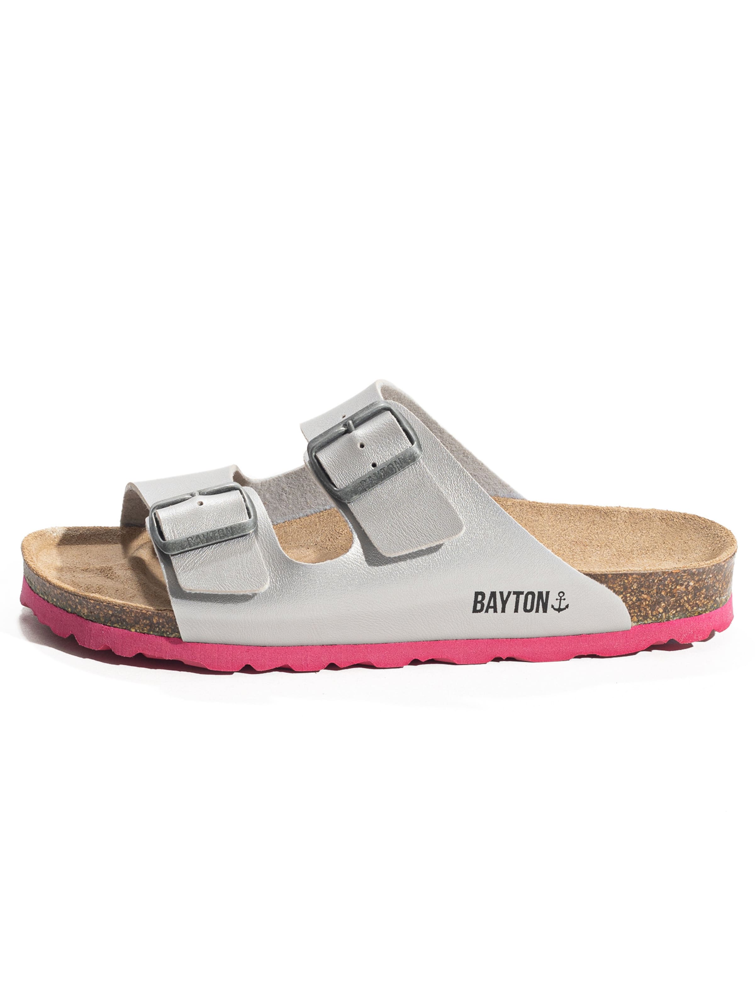 Bayton Slipper 'Atlas' in Silver: front