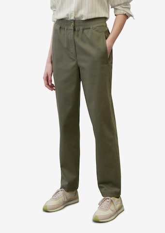 Marc O'Polo Loose fit Pants in Green: front