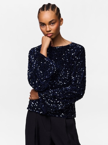 PIECES Top 'KAMMY' in Blue: front