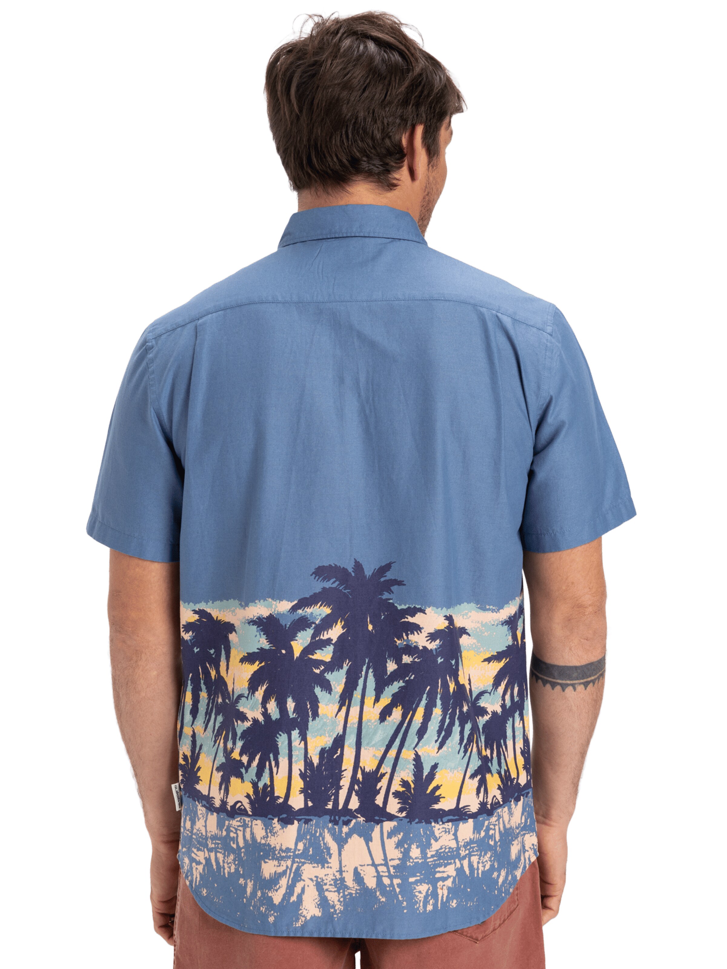 QUIKSILVER Regular fit Button Up Shirt 'Apero Classic Engineered' in Blue