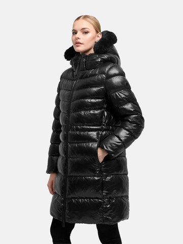 NAVAHOO Wintermantel 'Lumeiaa' in Zwart