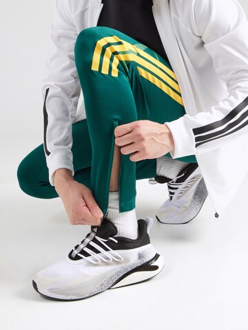 Coupe slim Pantalon de sport 'TIRO' ADIDAS SPORTSWEAR en vert