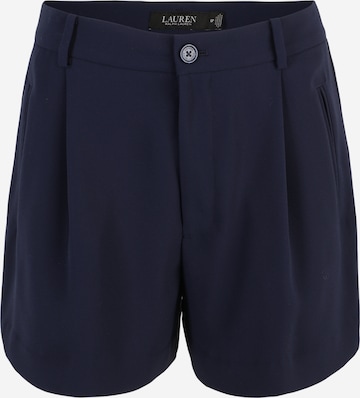Lauren Ralph Lauren Petite Regular Pleat-front trousers 'VADIENNE' in Blue: front