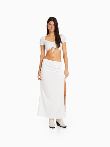 Bershka Skirt in White