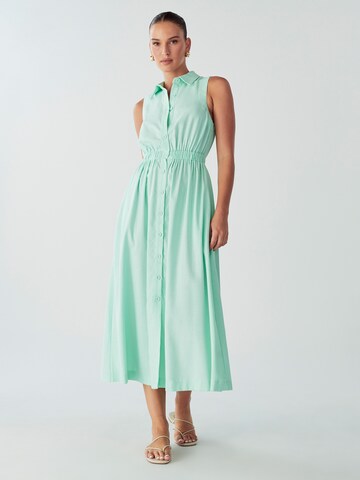 Willa LINA DRESS in Grün: Vorderseite