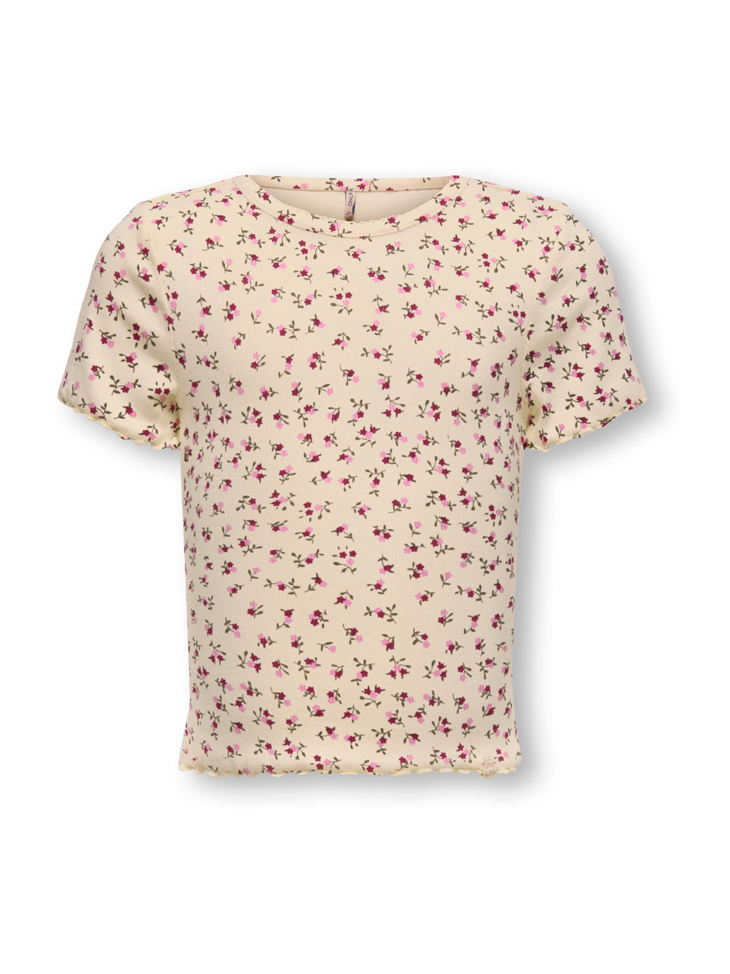 Only Mini Μπλουζάκι 'KMGTRINNY' σε γκρι: μπροστά