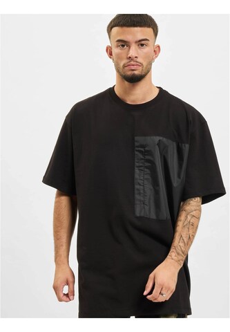 T-Shirt DEF en noir : devant