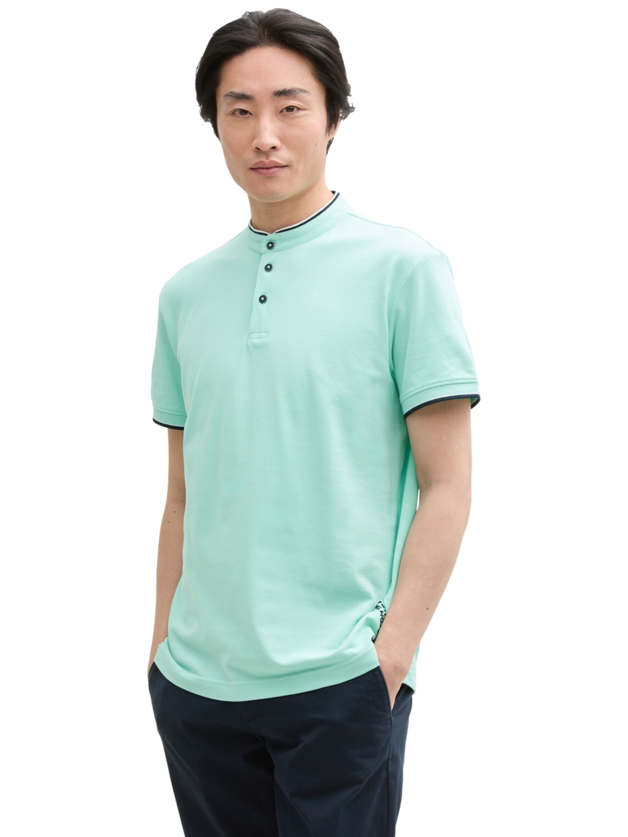 TOM TAILOR Shirt in Green: front