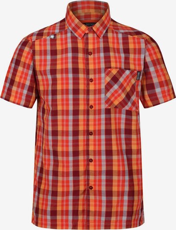 REGATTA Athletic Button Up Shirt 'Kalambo V' in Red: front