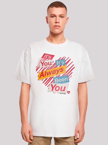 F4NT4STIC T-Shirt 'Sex Education It's Always You Netflix TV Series' in Weiß: predná strana